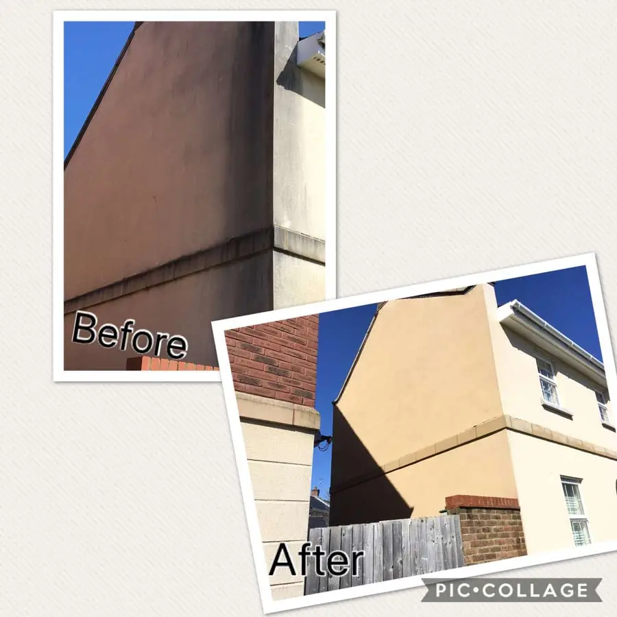 Render cleaned at property in swindon