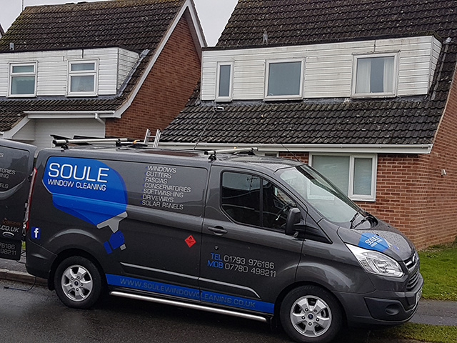 cladding cleaning Swindon
