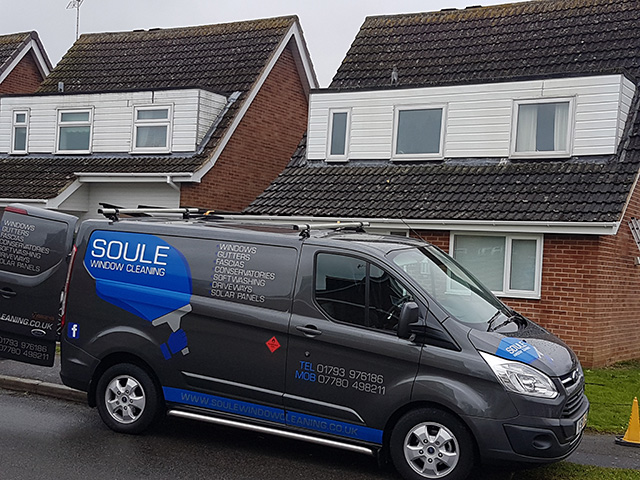 cladding cleaning Swindon