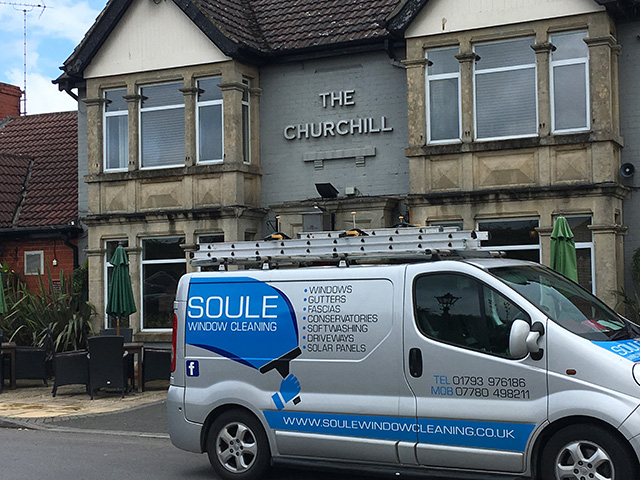 commercial window cleaning Swindon